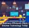 Small Business Efficiency Starts With Smarter Technology Today